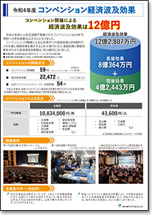 令和4年度コンベンション経済波及効果